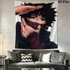 My Hero Academia Wall Tapestry Aesthetic Wall Hanging Printed Fabric Blanket Decorative Tapestries for Bedroom Living Room Home Decor