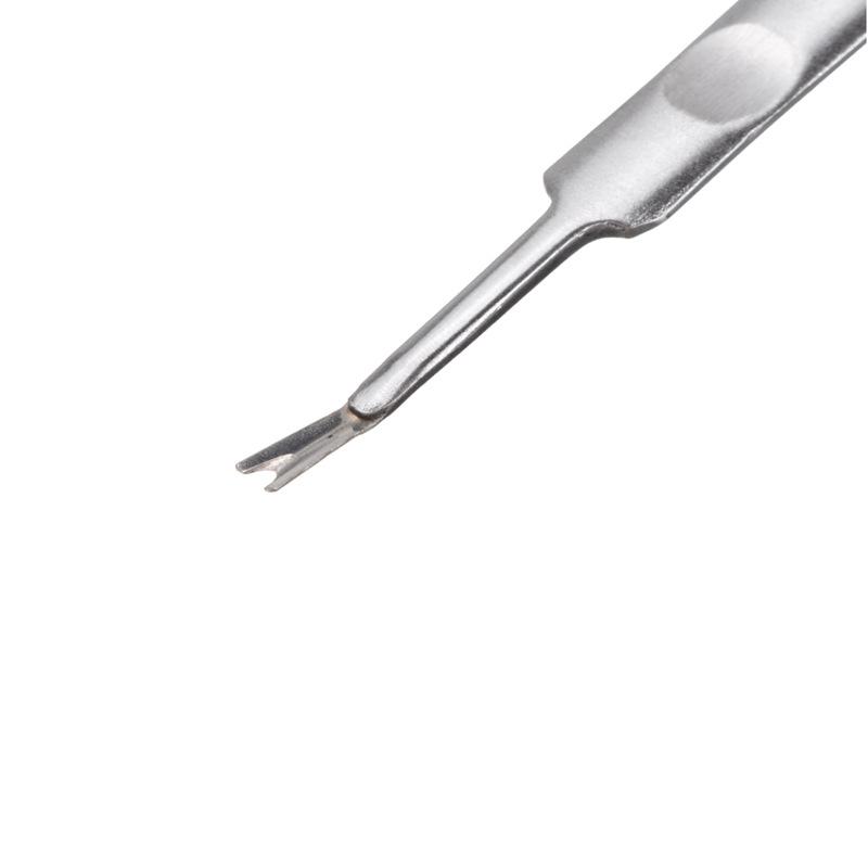 1 Pc Nail Art Manicure Tool Stainless Steel Cuticle Trimmer Remover Pusher Dead Skin Callus Removal Fork