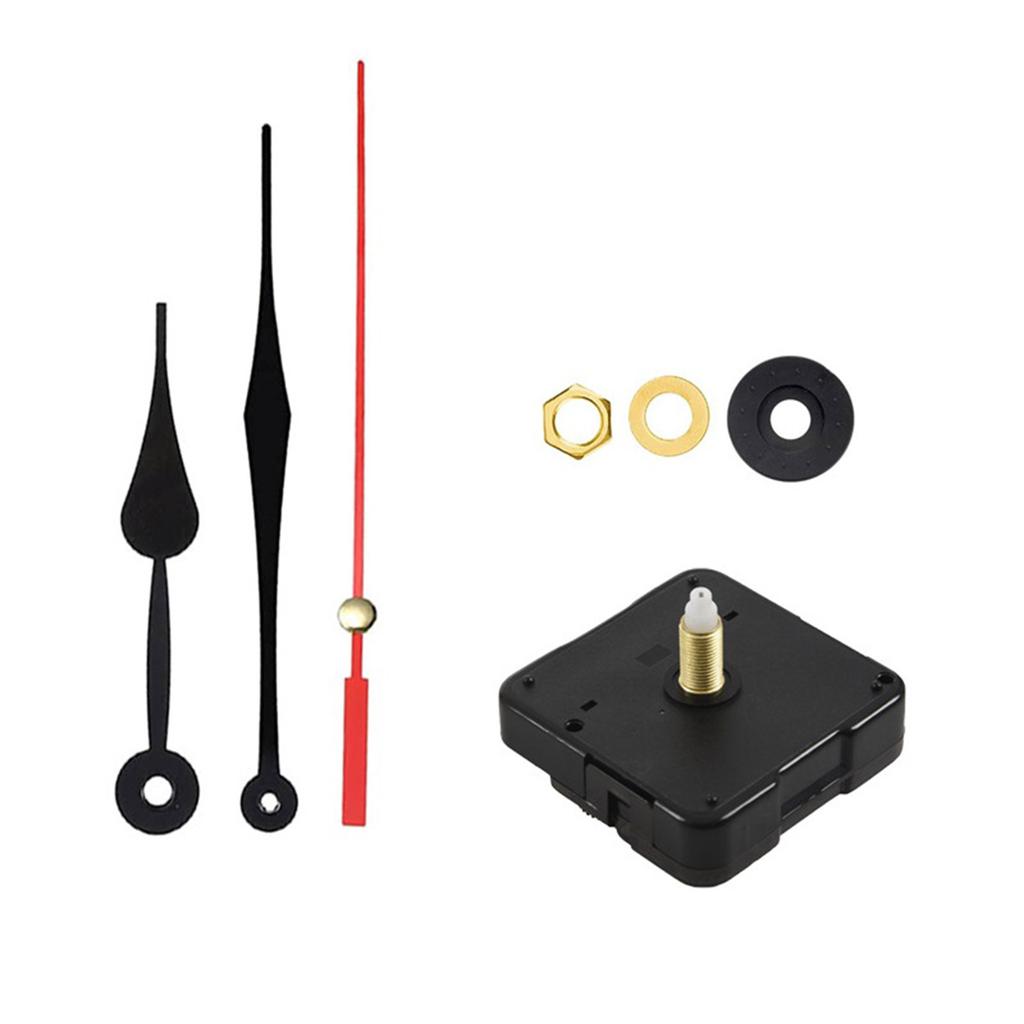 DIY Quartz Clock Movement Mechanism DIY Repair-Parts Wall Clock Movement Mechanisms Kit 0.35Inch Maximum Dial Thickness