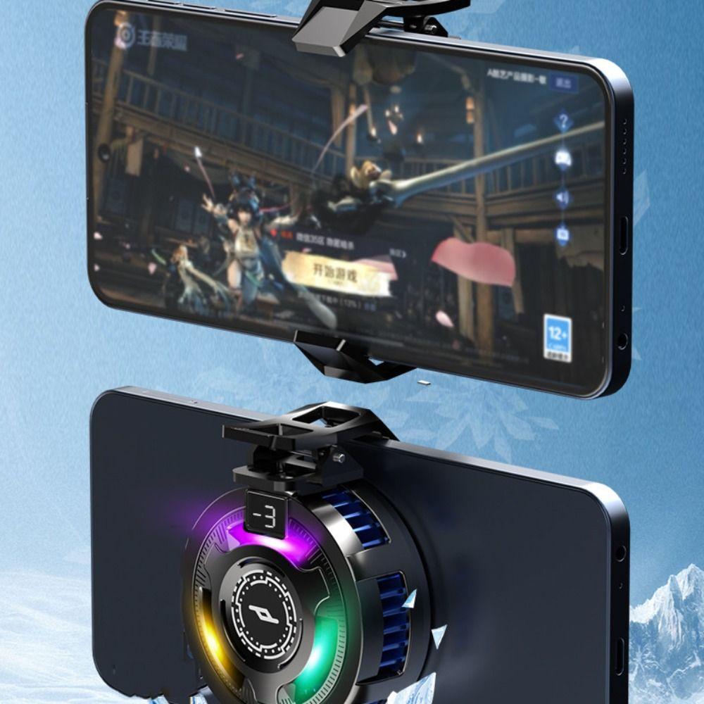 Detachable Back Clip Type Cooler ABS Semiconductor Cooling Fan E-sports Live Streaming