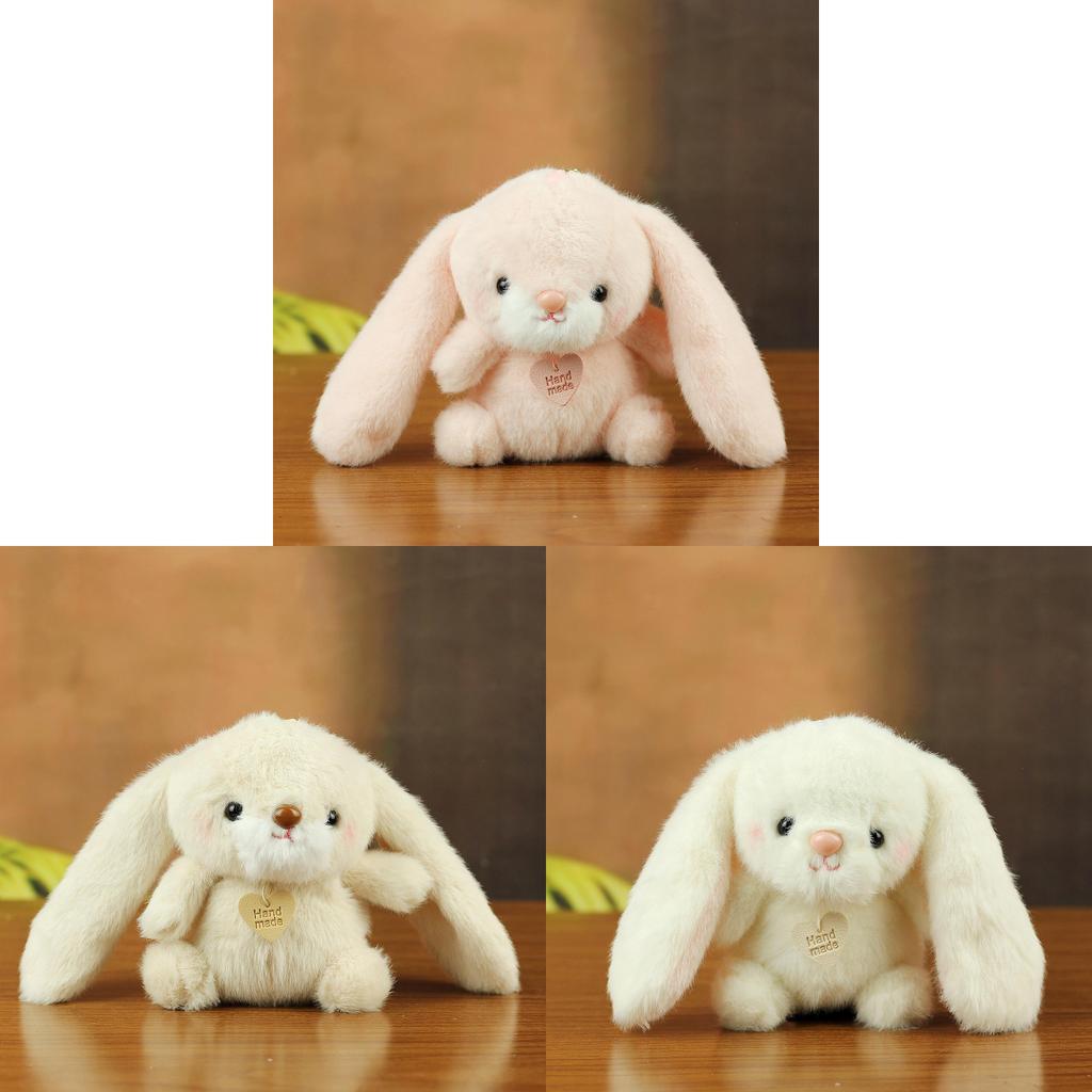 Plush Bunny Keychain With Pp Cotton Fill For Kids And Teens