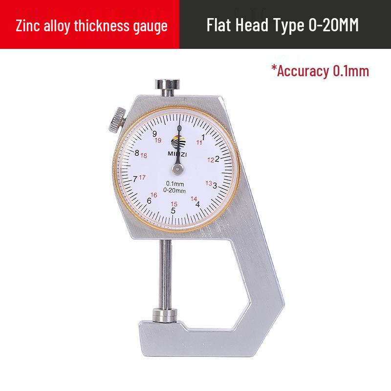High Precision Digital Micrometer: Steel Pipe & Flat/Bent Pointed Head Thickness Gauge