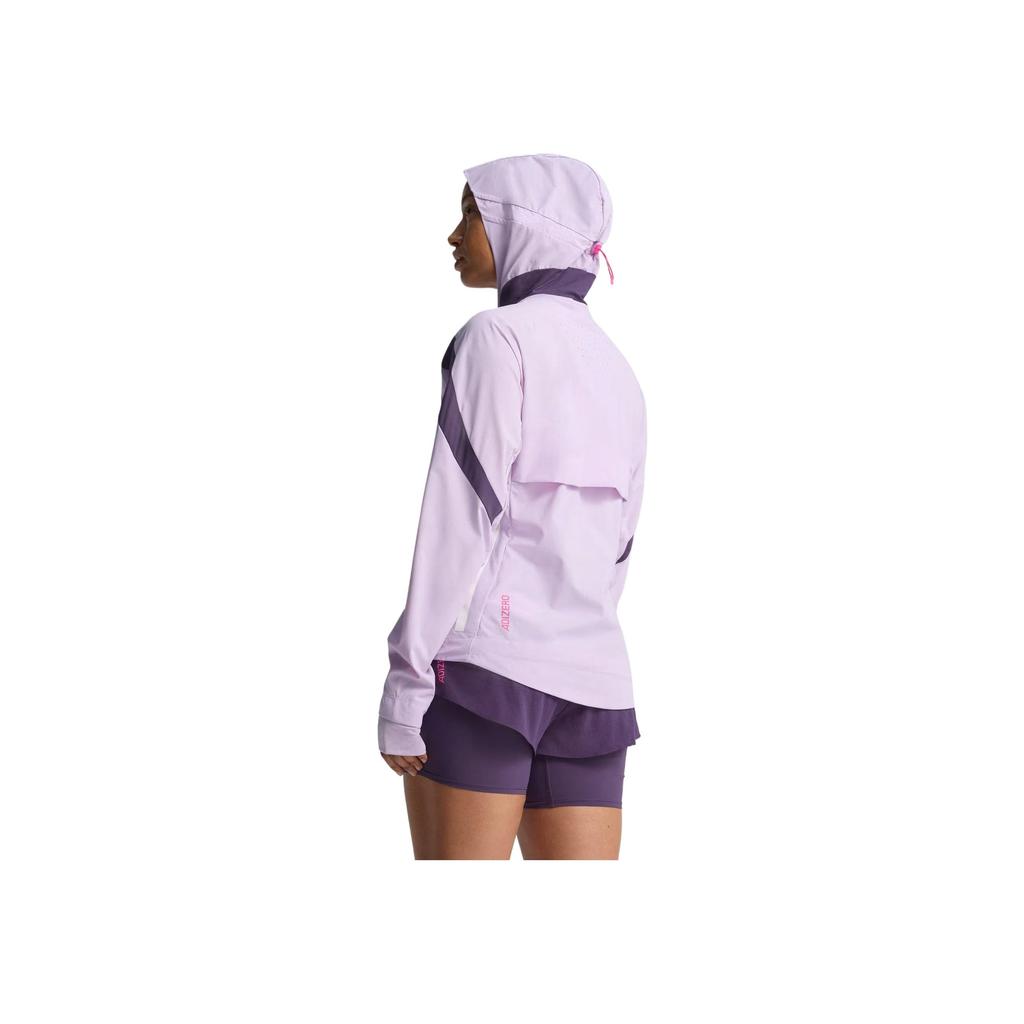 adidas Women's Adizero Running Windbreaker Purple JV7180
