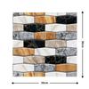 1/12Pcs 3D Wall Sticker Brick Grain Pattern Water-Repellent Self-Adhesive Wall Paper Bathroom Wall Decals 30X30Cm Pegatinas Pared
