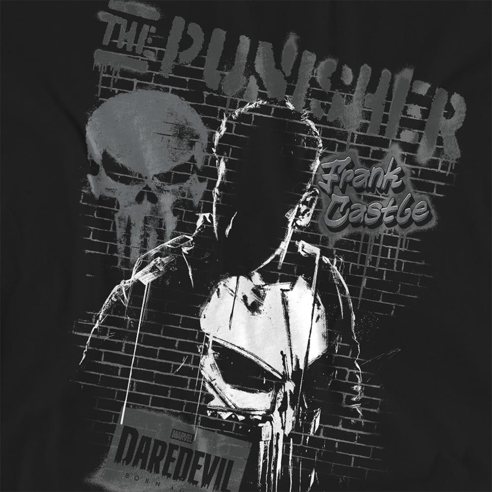 Daredevil Womens/Ladies Born Again Punisher Graffiti T-Shirt