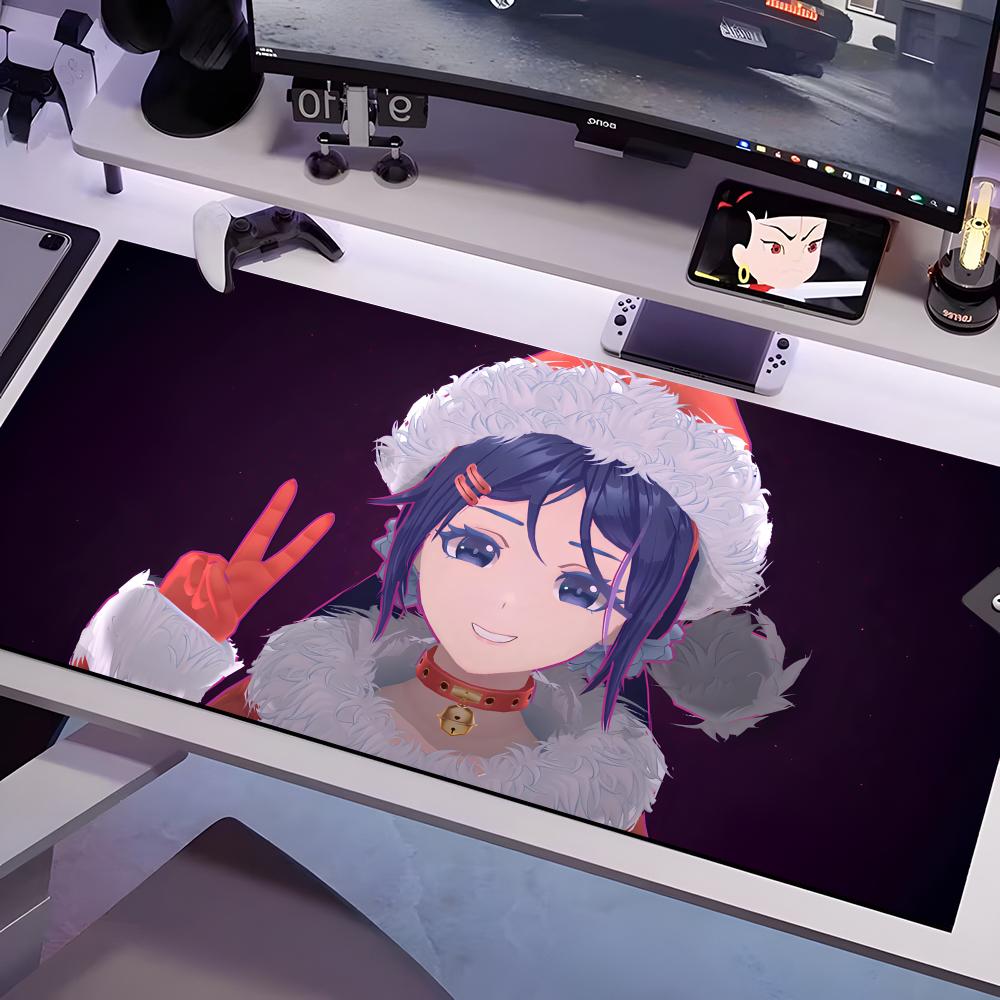 CUTE Mita Mouse Pad Multiple Sizes Large Square Computer Office Game Table Mats Rubber Anti-slip Mousepads