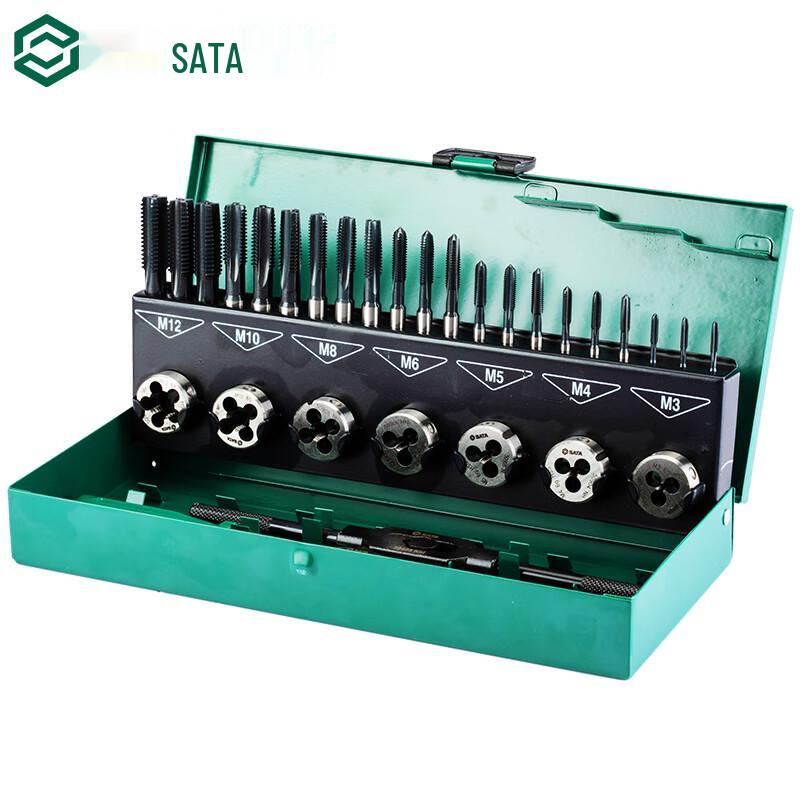 SATA 32-Piece HSS Tap and Die Set