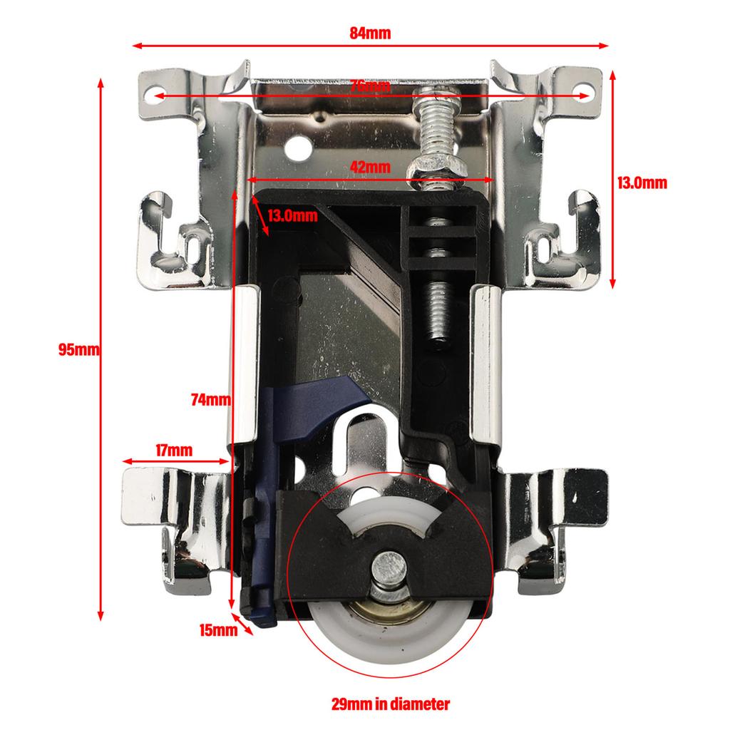 Kleiderschrank Schiebetür Rolle Hängendes Rad Schrank Schiebetür Rolle Möbelbeschläge Türrad Schienenschlitz Zubehör