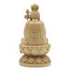 HU Trading Buddhist Statue, Kannon Bodhisattva and Seishi Bodhisattva (Total Height: 23cm, Width: 12.5cm, Depth: 11.5cm), Seated Statue, Amida Triad,