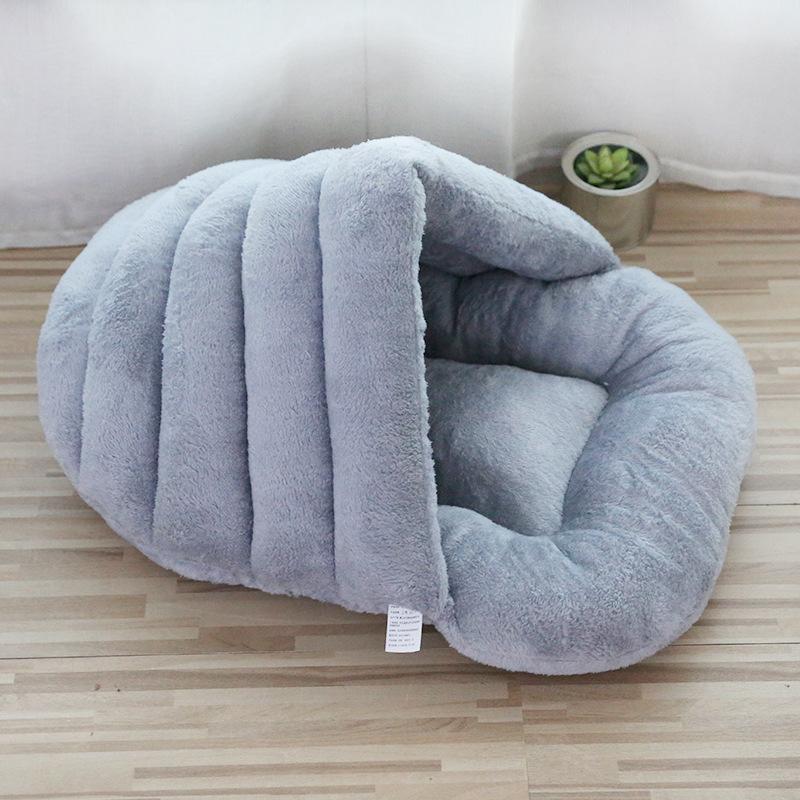 Dog Sleeping Nest Large Slippers Cat Nest Winter Warm Small and Medium-sized Dog Sleeping Nest Cat Dog Daily Necessities