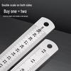 15cm & 30cm Metal Ruler Set for Students – Handheld Tool with Special Scale Lines for Drawing