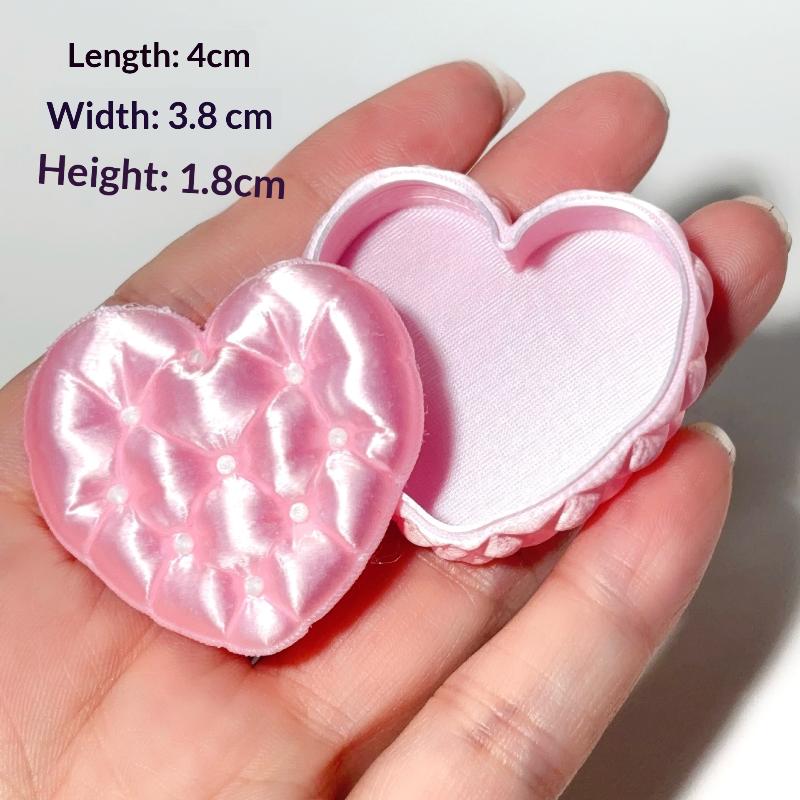 

Miniature Cosmetic Storage Box Dollhouse Mini Pink Storage Case Model Dollhouse Decor Toy Accessories Micro Scene Photo Props A4