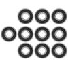 10Pcs 6201‑RS Bearing Steel Deep Groove Ball Bearing 12mm
