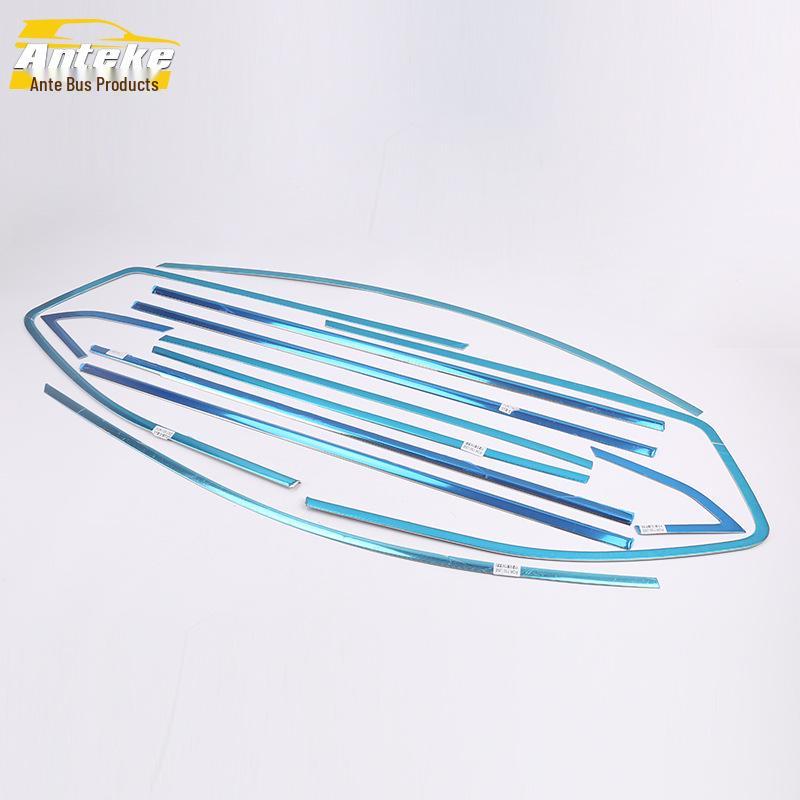 Stainless Steel Anti-Scratch Trim for 730 Model Car Windows - Fits 17 Models