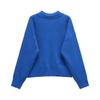 Spring 2025 Women's European & American Style Casual Knit Sweater with Pocket Detail