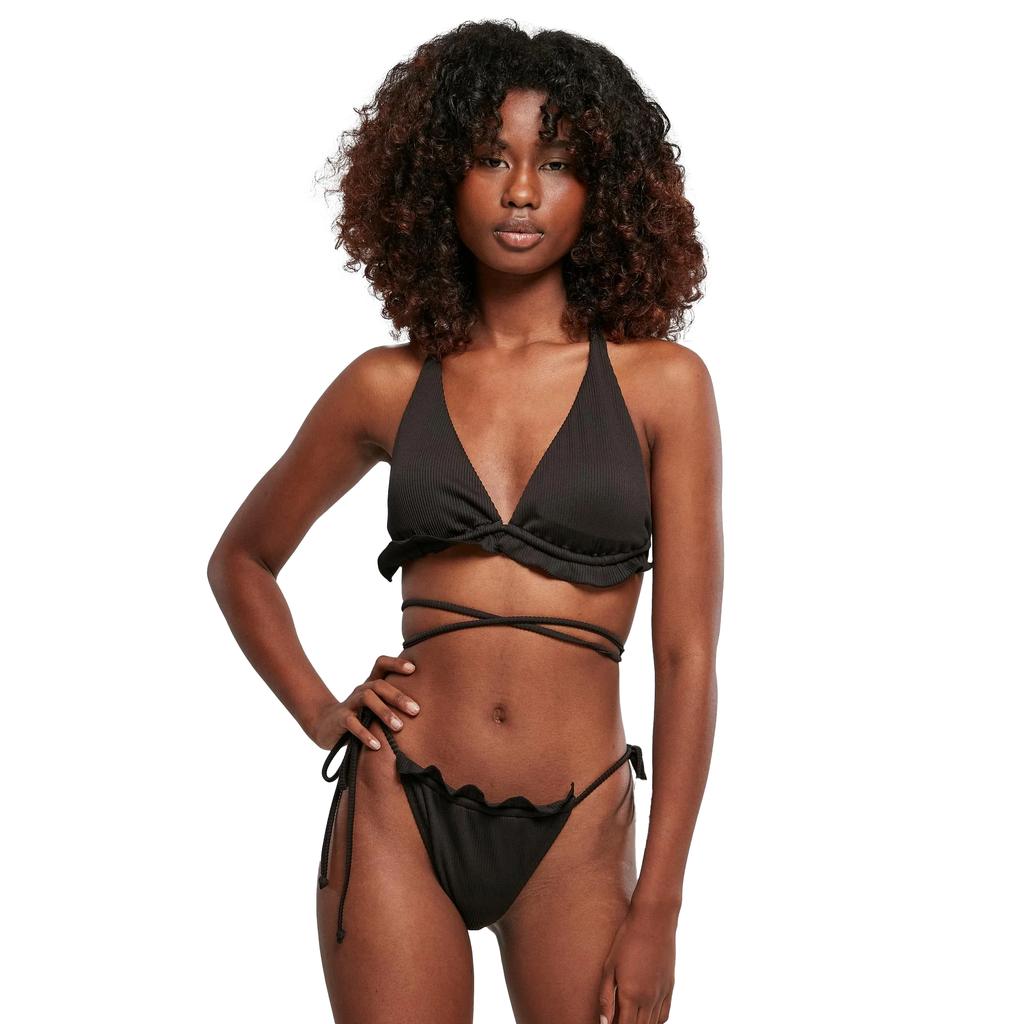 Urban Classics Womens/Ladies Babylock Ribbed Triangle Cups Bikini Set