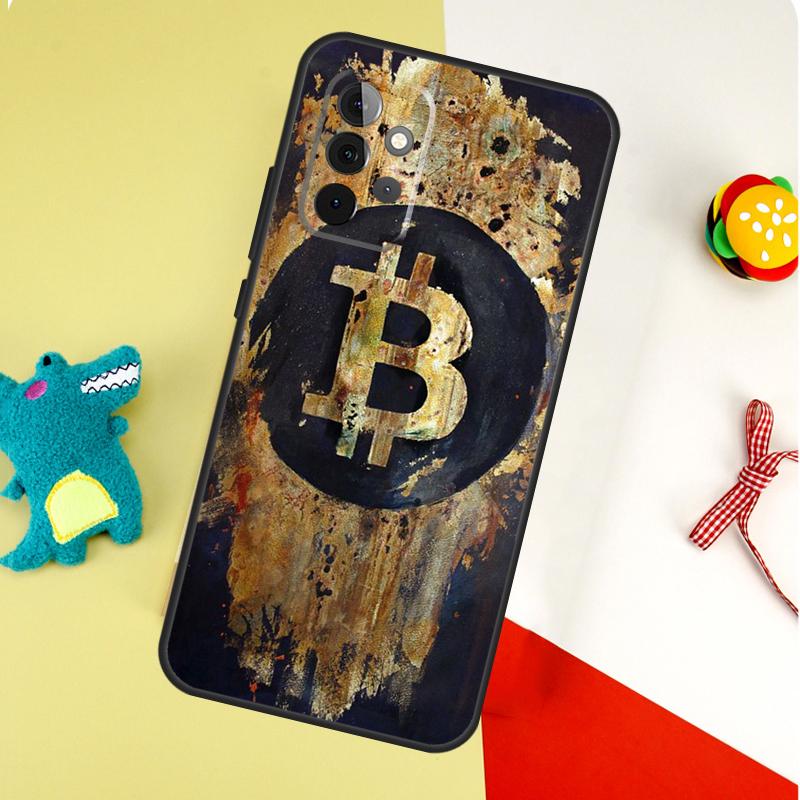 Bitcoin BTC For Samsung Galaxy A53 A33 A13 A54 A34 A14 A55 A35 A15 A05 A06 A16 A22 A32 A52 Phone Case