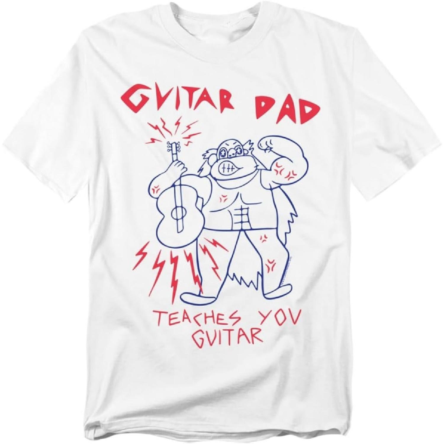 Popfunk Steven Universe Guitar Dad Cartoon Network T-Shirt & Stickers S