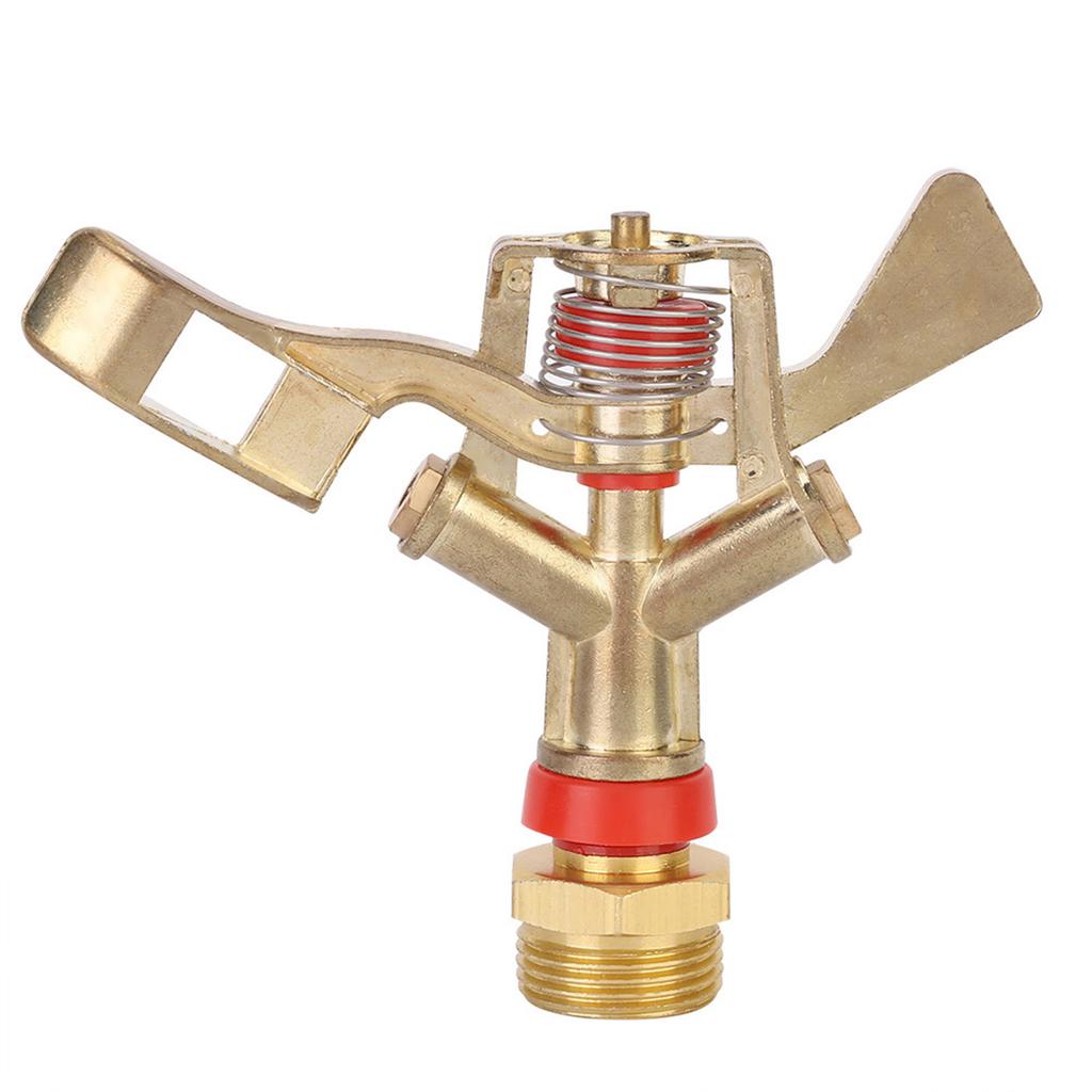 G3 4in 25mm Male Thread Zinc Alloy Irrigation Garden Rocker Arm Sprinkler Nozzle Spray Head