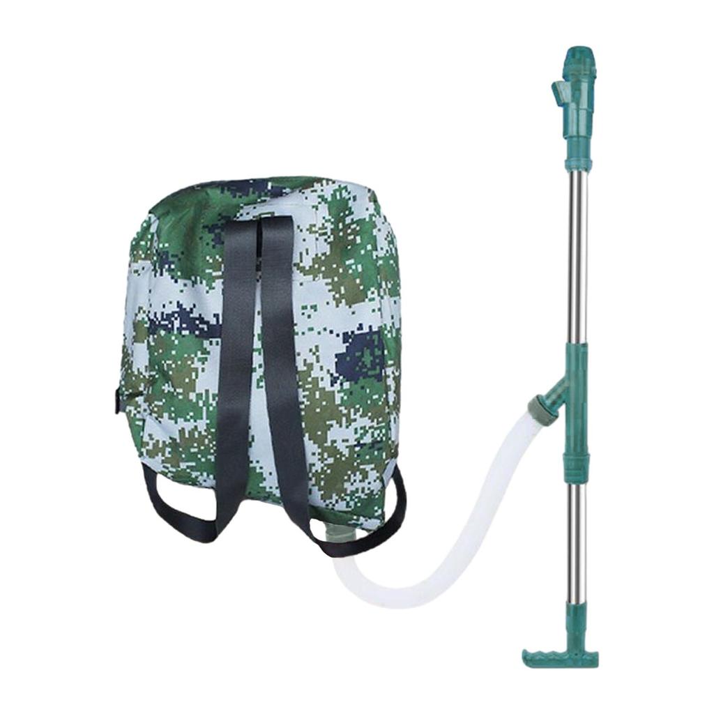 Düngersprüher Zeitsparendes Gartenaussaatwerkzeug Oberer Reißverschluss Design Stoff Verstellbar Bequem Düngerstreuer für Mais