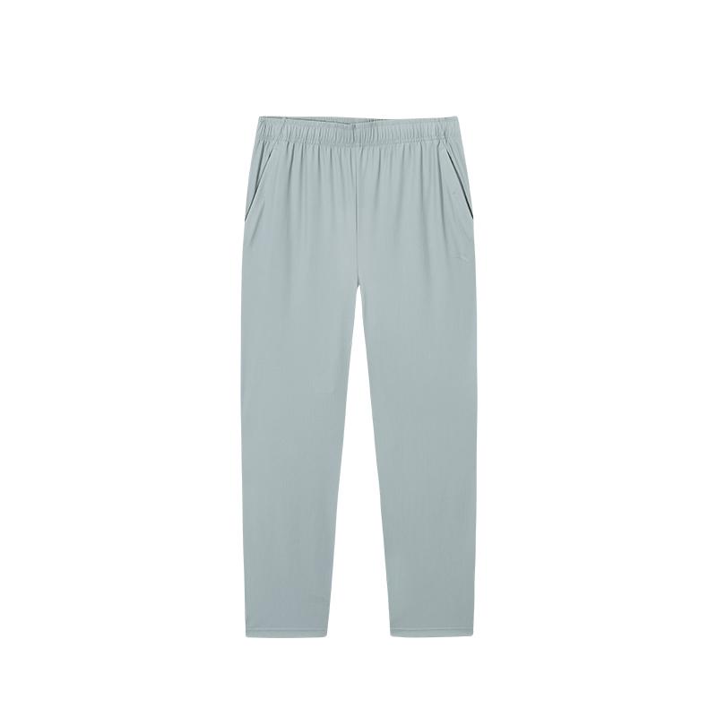 Anta Breathable Solid Color Mid-Rise Drawstring Versatile Straight-Leg Sports Pants Men Bottoms 152537314S-1