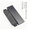 BRIIKPP Black PU Leather Slim Pen Case with Elastic Band for Holds 2 Compatible with and B6 Sizes Planners, Pens, A4, A5, B5,