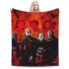 Hellraiser Pinhead Lament Plush Blanket Kids Flannel Throw Blanket For Outdoor Super Warm Design Quality Bedspread Gift