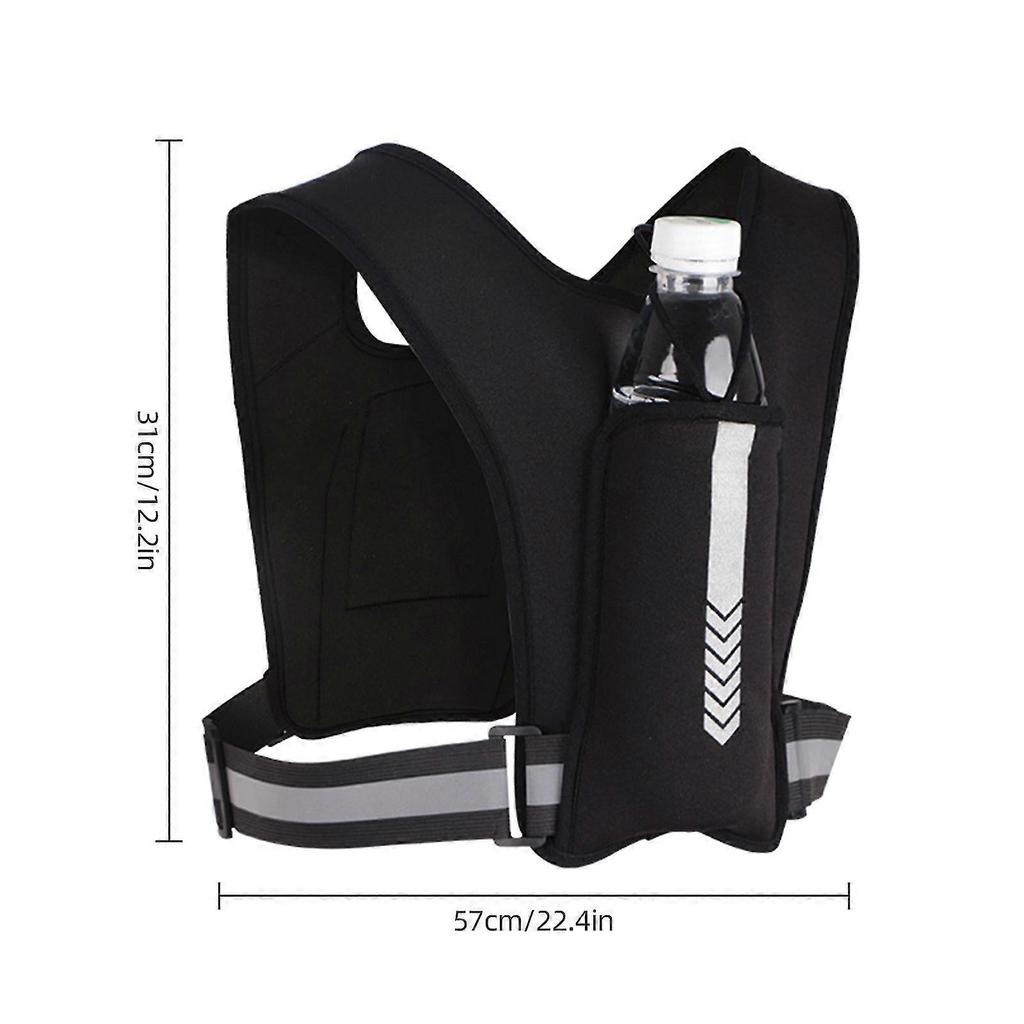 Phone Holder Vest Running Reflective Night Workout Gear For Men&women Running Jogging Training Hiking