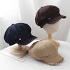 Autumn and winter new fashion octagonal hat children's trendy versatile British retro sunscreen beret