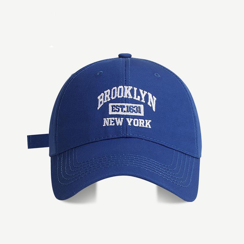Deep Topped Duckbill Hat for Women, Xia Jia with Wide Brim, Baseball Hat, Big Head Circumference, Sun Protection, Men's Letters