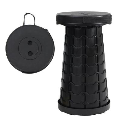 Portable Extendable Lightweight Folding Thickened Model Black [HAWK TRIP] Stool, Chair, -