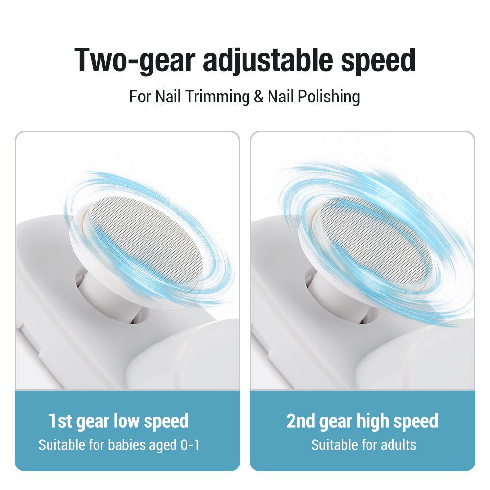 Child-Safe Automatic 2-in-1 Electric Nail Clipper & Trimmer