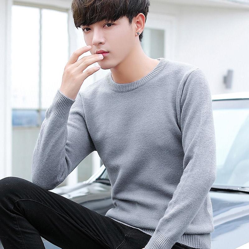 M-4XL Tričko s dlouhým rukávem Bavlna Teplé Kulatý výstřih Tričko Ležérní Svetry