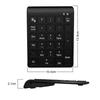 Tastierino numerico Bluetooth per laptop, Tastierino numerico wireless, Ricaricabile USB C, Tastierino numerico Bluetooth a 10 tasti a 22 tasti per laptop, computer, Mac, MacBook A