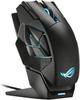 Mouse Gamer Sem Fio ASUSTek ROG Spatha X MMO 19000dpi 12 Botões Programáveis Conexão de Modo Duplo RGB Preto Produto Oficial Japonês
