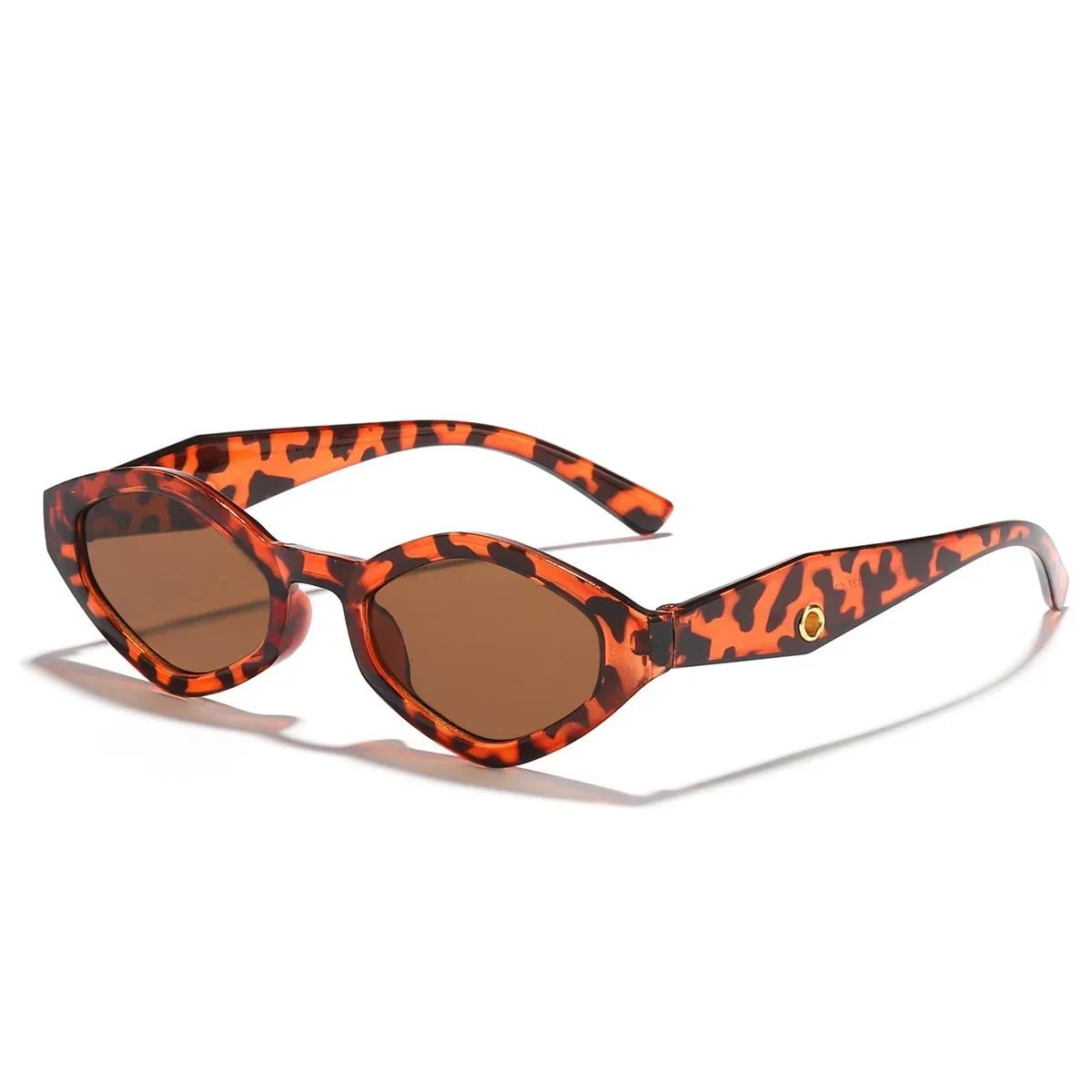 

New Retro Small Frame Diamond Shaped Women s Sunglasses with Ultra Light and Neutral Temperament UV400 Sunscreen Sunglasses As Picture