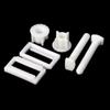 1Pair Seat Cover Plate Replacement Toilet Seat Repair Screws Bathroom Accessories Seat Fittings Lid Hinge Repair Bolts Plastic