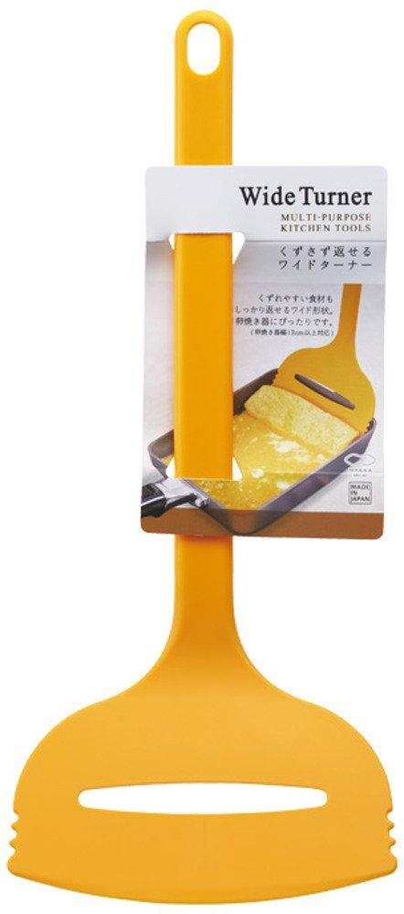 

Marna Wide Turner Kitchen Tool cleanly without K366Y (Yellow/Heat-Resistant/Hanging) (Returns crumbling) Scratch-Resistant
