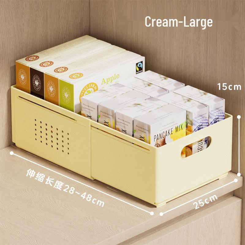 Retractable Desktop Drawer Cabinet Organizer for Kitchen and Sundries Storage