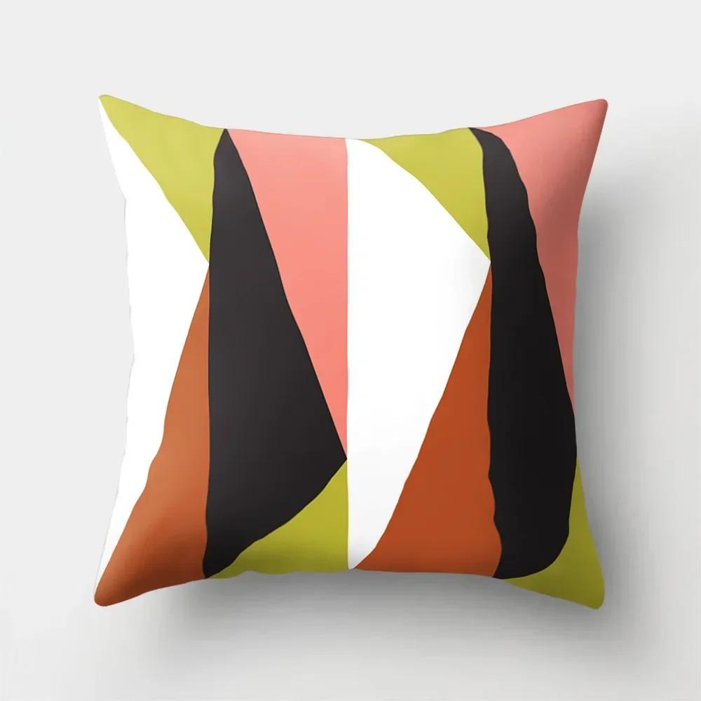Sofa Pillowcase Home Cushion Cover Colorful Rainbow
