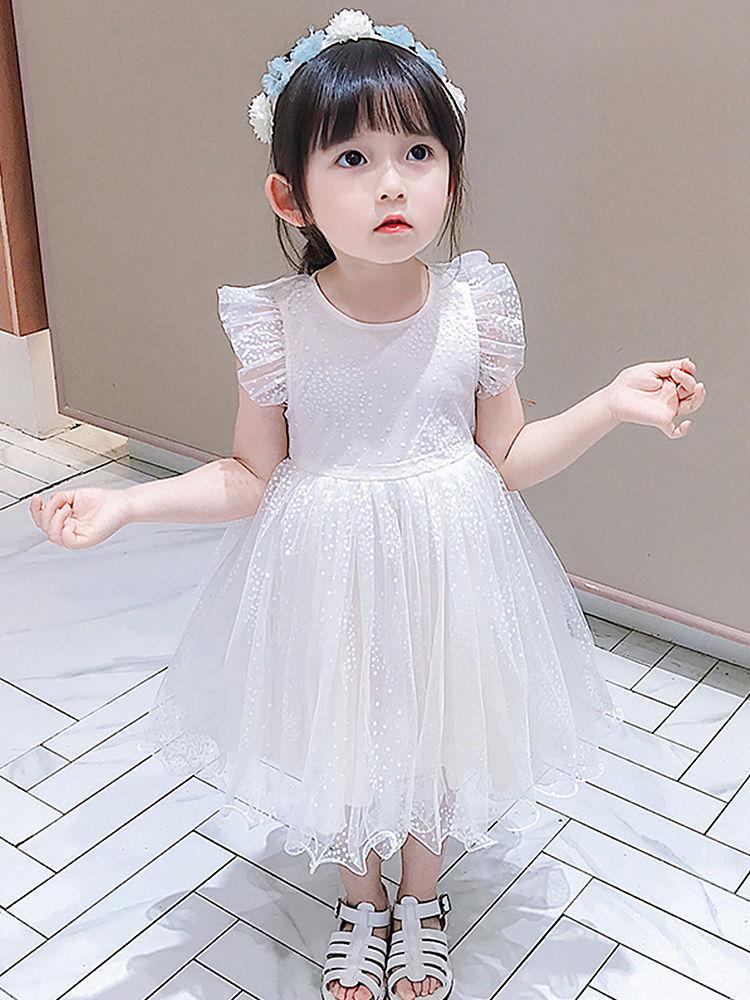 Schmetterlingsflügel Prinzessin Baby Mädchen Tüllkleider Säugling Kleinkind für Geburtstage Hochzeiten Partys Kleid