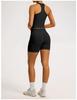 Women’s Seamless Racerback Yoga Tank Top – Belly Covering Fitness Sports Apparel