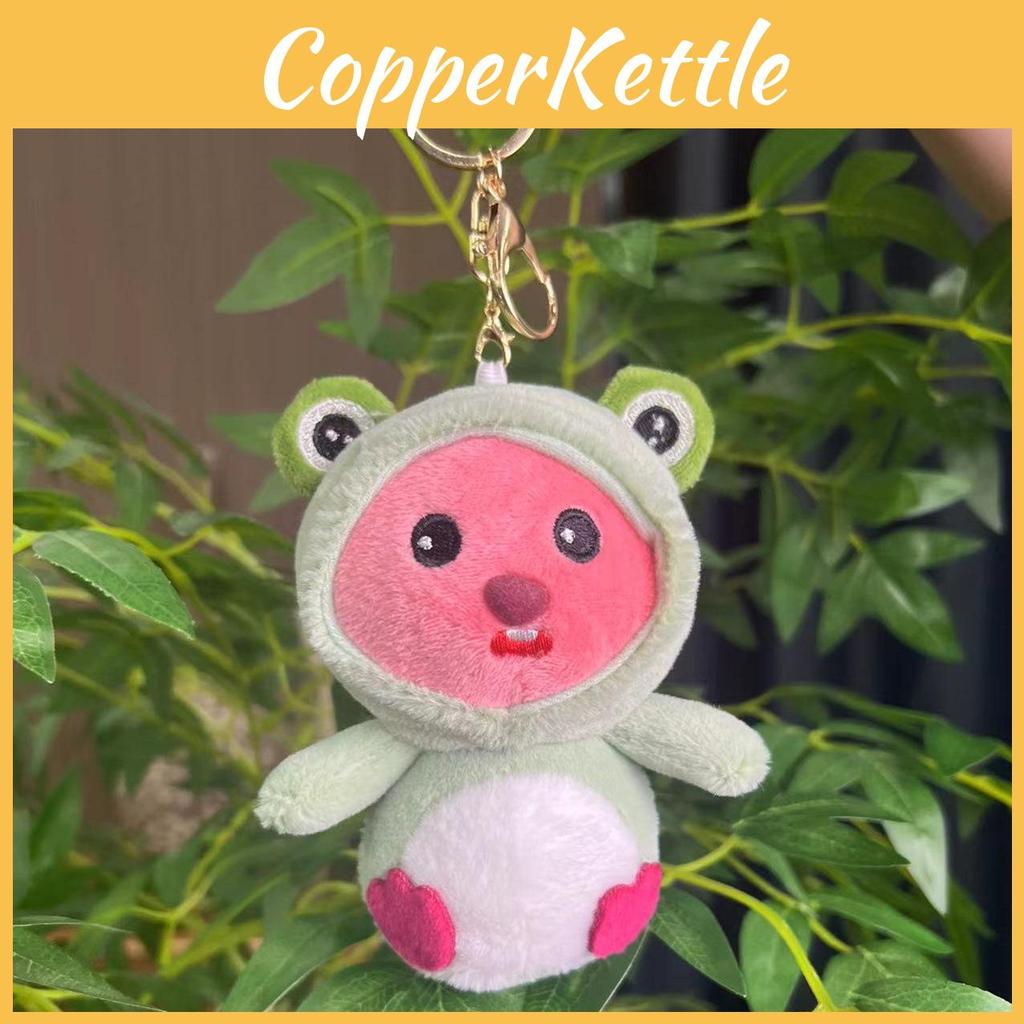 Cute Animal Cartoon Beaver Plush Pendant Keychain Perfect For Kids And Collectors In Colors Various