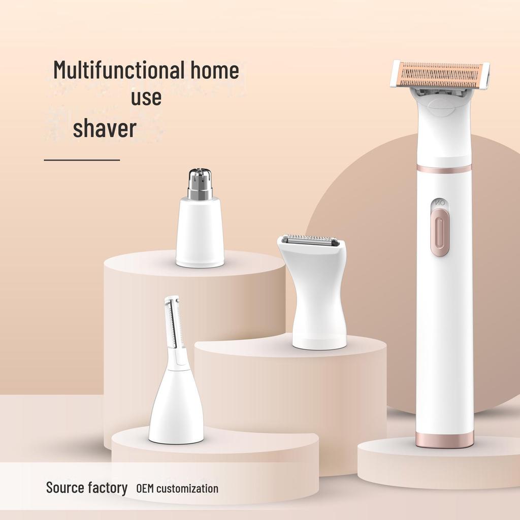 Multifunctional 5-in-1 Hair Removal Tool - Women's Shaver, Eyebrow Trimmer, & Men's Razor