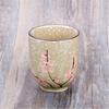 Japanese Tea Water Mug Handy Cup Hand-painted Ceramic Cherry Blossom Cups Creative Rough Ceramic Tea Cups  Coffee Cup