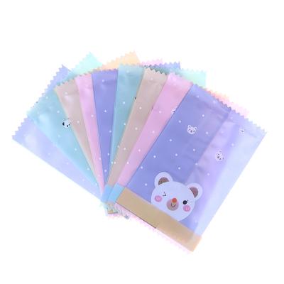 100 Peças Animais de Desenho Animado Sacos de Plástico para Açúcar Nougat Selados a Quente à Máquina Sacos para Embalagem de Chocolates e Biscoitos para Assar DIY