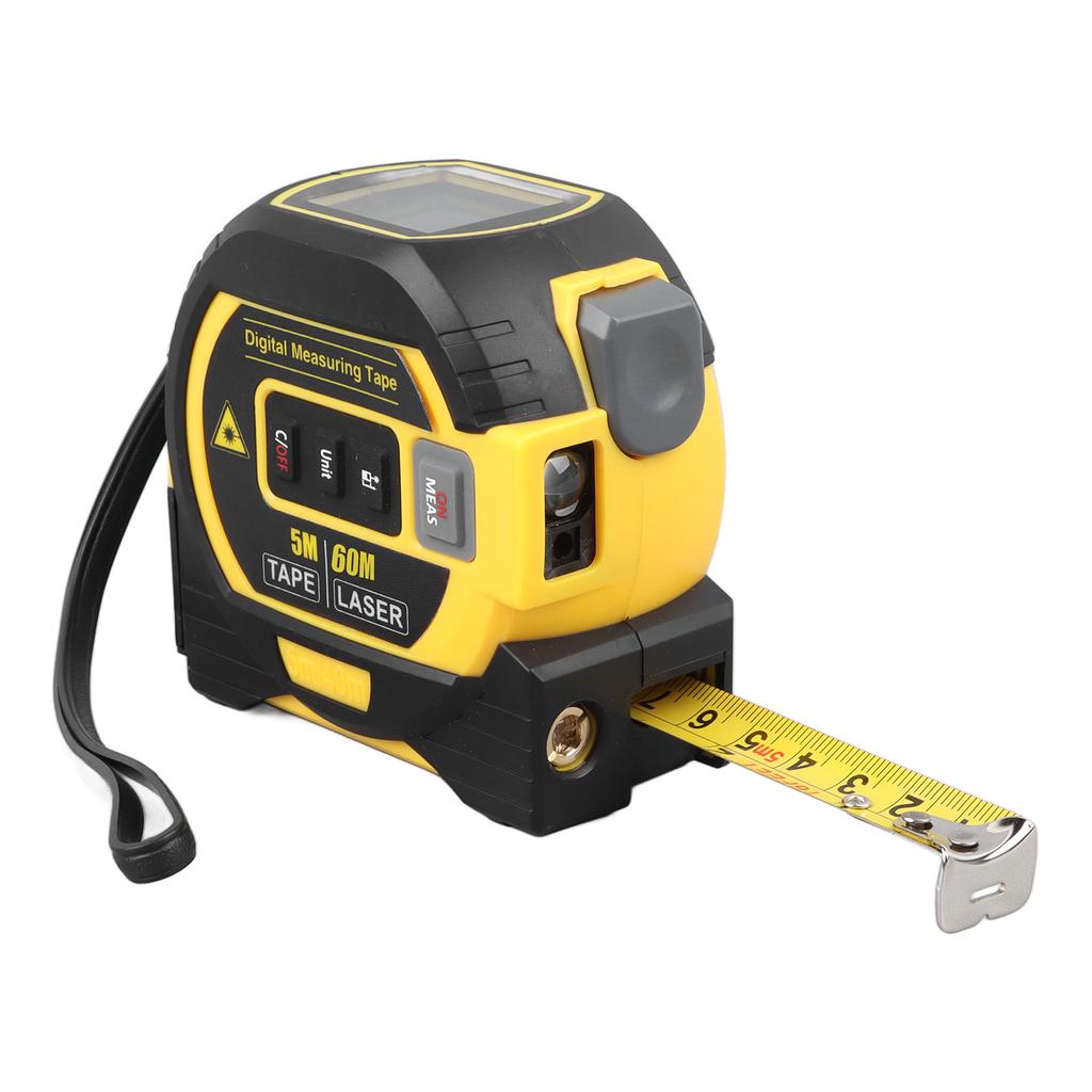 Measuring Sight 3 In 1 Infrared 60m Laser Ranging 5m Tape Measure Vertical Cross Line Laser