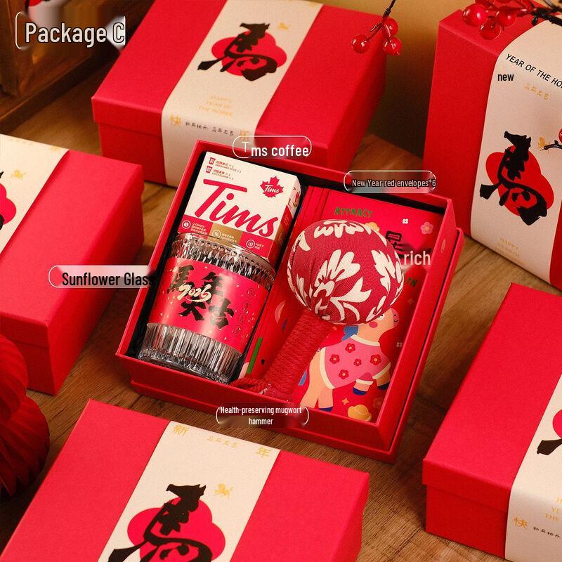 Festive Wellness Glass Cup Gift Set