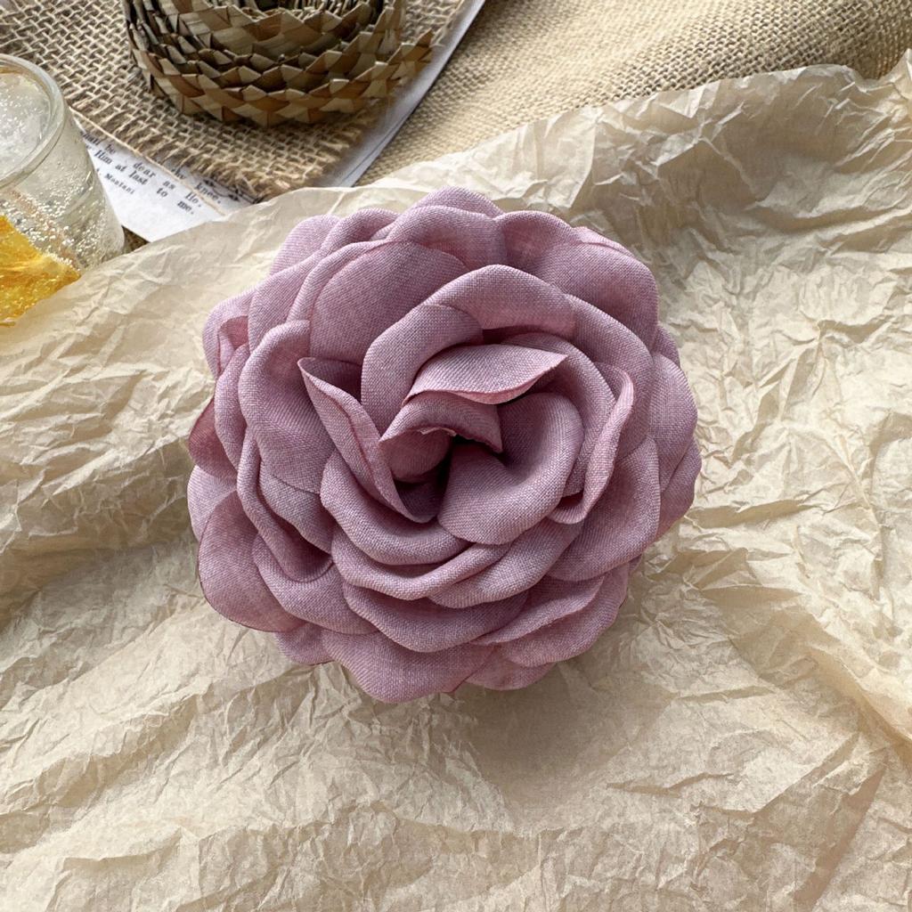 1/2/6pcs Stereoscopic Rose Flower Hair Clip Fpr Women Elegant Back of The Head Hair Shark Clip able Girl Hair Accessories