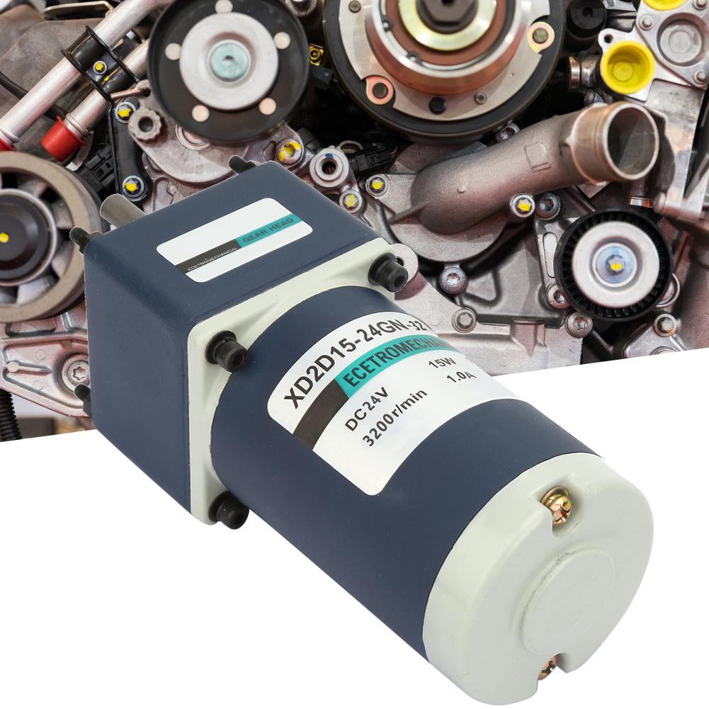 DC24V 15W XD2D15 24GN 32S Permanent Magnet DC Reduction Gear Motor Adjustable Speed (17RPM)